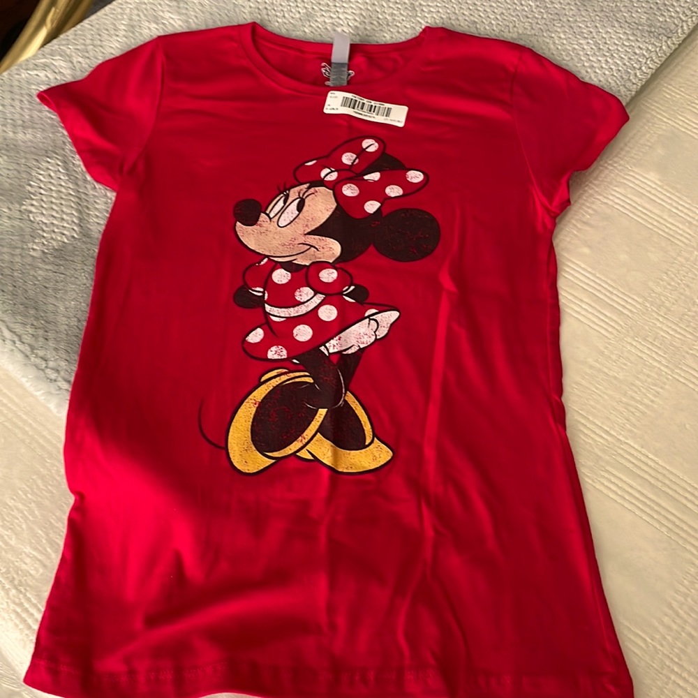 NWT Disney Girl Minnie Mouse Tee